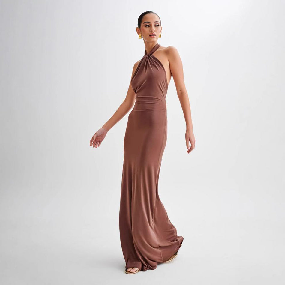 Maxi Dress, open back