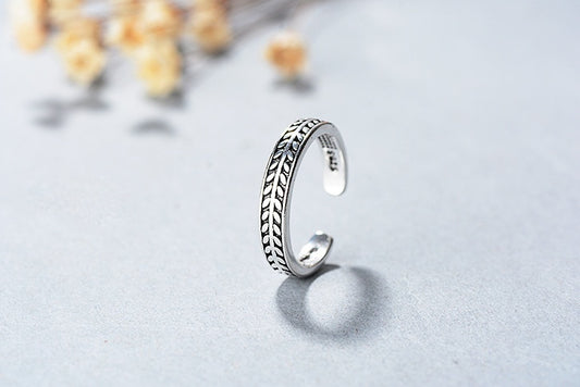 Olive leaf ring